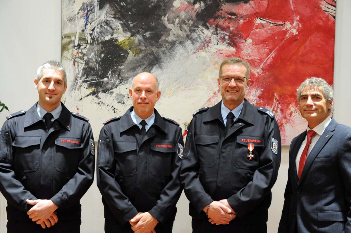 (v. li.) Mark Daniel Eibach, Alexander Mller, Heiko Grttner und Dietmar Henrich (Bilder: kk)