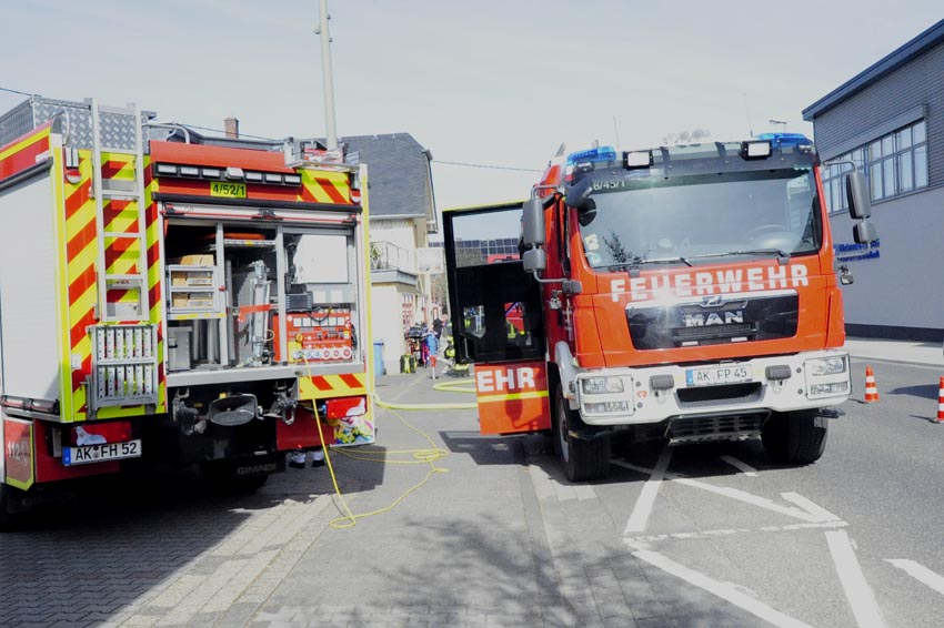 Feuerwehr rckte zum Seniorenheim Niedersteinebach aus