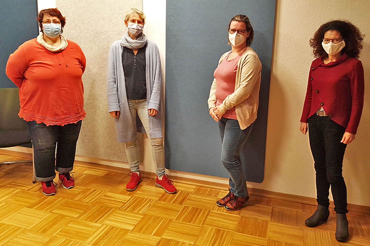 Sie bilden das Team der Familienhebammen (von links): Stefanie Hauschild, Ute Bohnstengel, Monika Schlsser und Birgit Lang. Foto: Stadt Neuwied