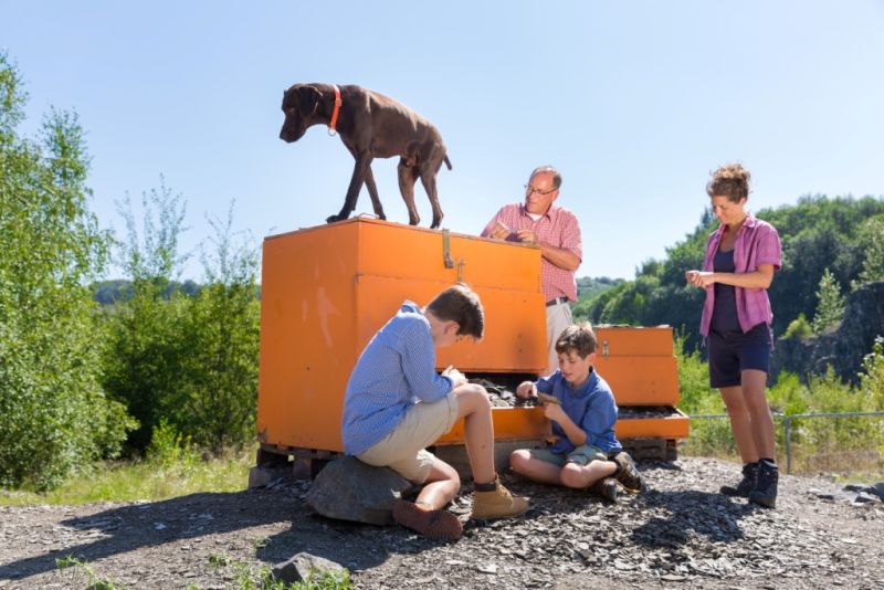 Familienexkursion im Stffel-Park. Foto: Stffel-Park