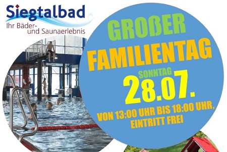 Groer Familientag im Siegtalbad Wissen mit freiem Eintritt