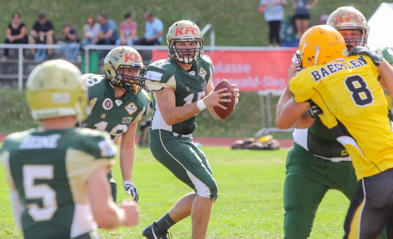 Farmers-Quarterback Markus Wenning. Foto fischkoppMedien