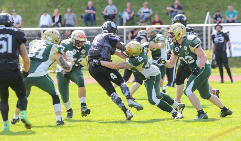 Farmers im Spiel gegen Trier. Foto: Fighting Farmers Montabaur