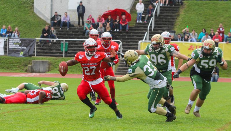 Farmers versus Pikes (Heimspiel gegen Kaiserslautern in der Saison
2017). Fotos: fischkoppMedien 