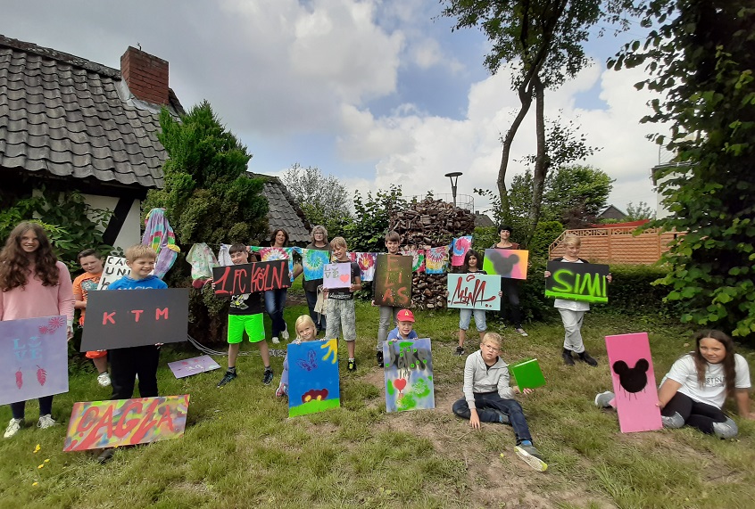 In den Sommerferien erlebten insgesamt 25 Kinder im Alter zwischen 7 und 13 Jahren aus Hamm und Umgebung abwechslungsreiche Ferientage. (Foto: Kreisverwaltung) 