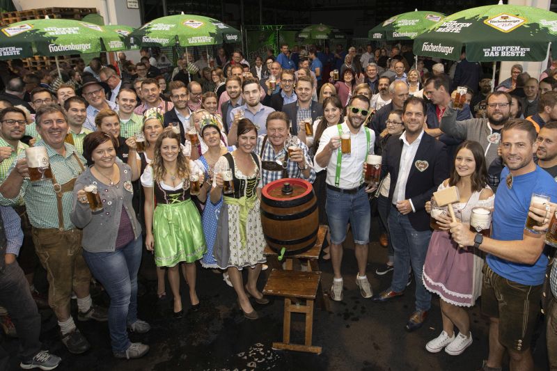 Festbieranstich 2019. Foto: Westerwald-Brauerei