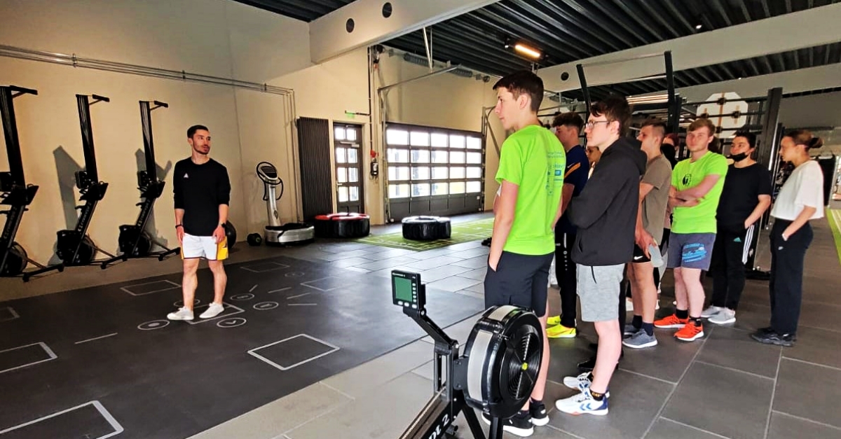 Berufsorientierung an Realschule plus Betzdorf: Schüler besuchen Fitnessstudio