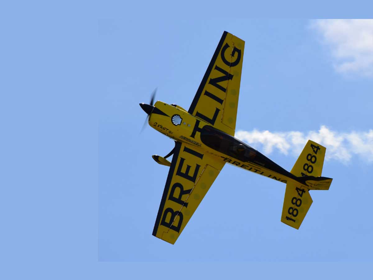 Modellflugknste am Himmel. (Symbolbild: Modellfluggruppe Eudenbach e.V. )