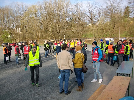 Gruppenaufteilung am Morgen (Foto: VG Altenkirchen)