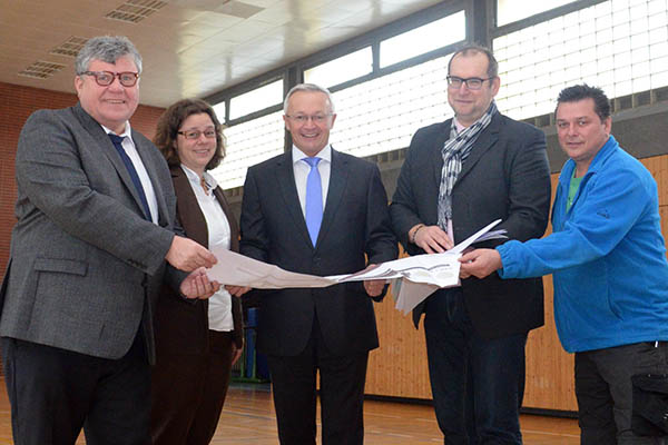 Kleine Sporthalle der Carmen-Sylva-Realschule wird saniert