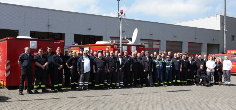 Insgesamt 49 Rettungskrfte nahmen an der Fortbildungsveranstaltung der Landesfeuerwehrschule in Selters statt. Bild: Pressestelle der Kreisverwaltung