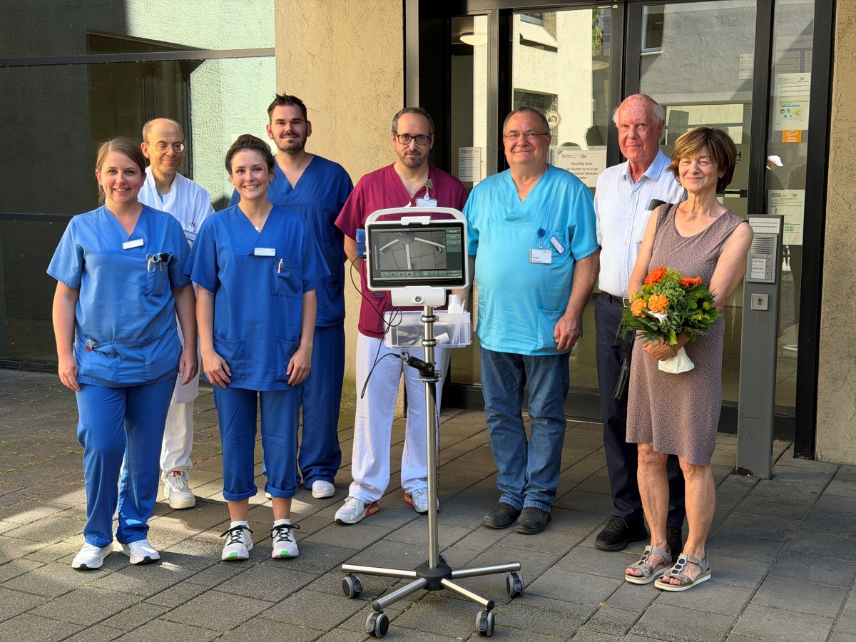 Andreas-Hahn-Stiftung unterstützt BDH-Klinik Vallendar mit modernem Endoskopie-System
