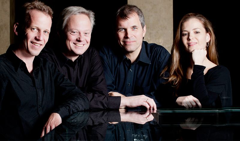 Das Mnchner Streichquartett besteht aus (v.r.) Anne Schoenholtz, Violine, Stephan Hoever, Violine, Mathias Schessl, Viola und Jan Mischlich, Violoncello. Foto: Veranstalter