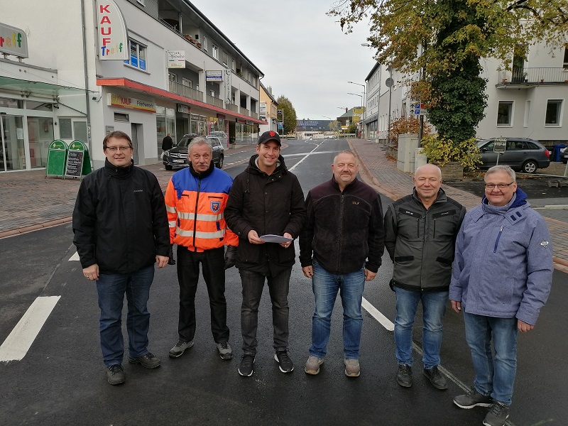 Frankfurter Strae in Altenkirchen wieder durchgngig befahrbar