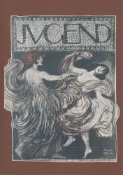 Franz von Stuck: Zwei Tnzerinnen (Titelblatt der Zeitschrift Jugend, Jg.2, Nr. 38, 1897). Foto: Mittelrhein-Museum 