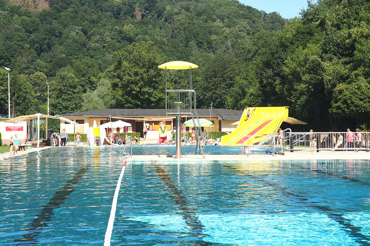 Das Sayner Freibad ffnet am 3. Juni seine Pforten fr Badegste. Wegen der Corona-Pandemie gelten besondere Regeln. Foto: Stadt Bendorf