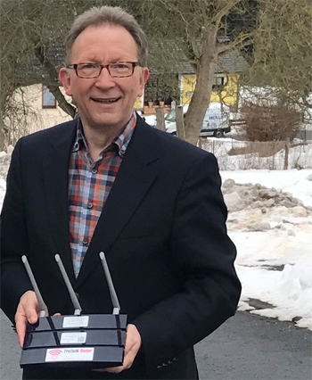 Erwin Rddel engagiert sich fr schnelles Internet in lndlichen Regionen.