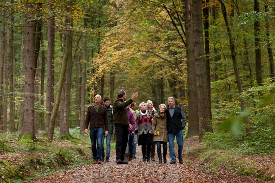 Frster fhren durch den Friedwald Wildenburger Land