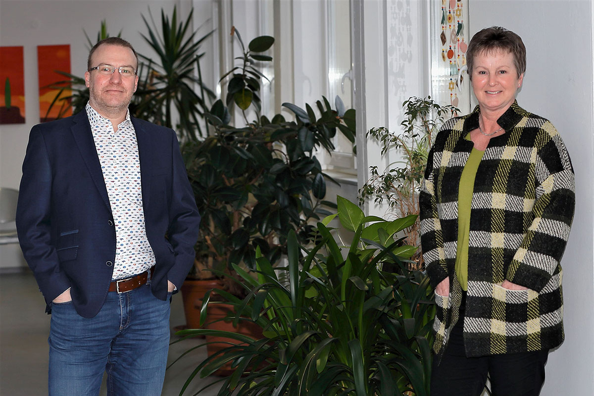 Bernhard Fuchs und Regina Berger haben die Leitungsfunktion des Jugend- und des Sozialamtes bernommen. Foto: Stadt Neuwied