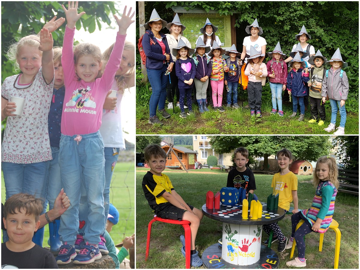 Die Kinder aus der Kita in Frthen hatten ereignisreiche Tage. (Fotos: Privat)