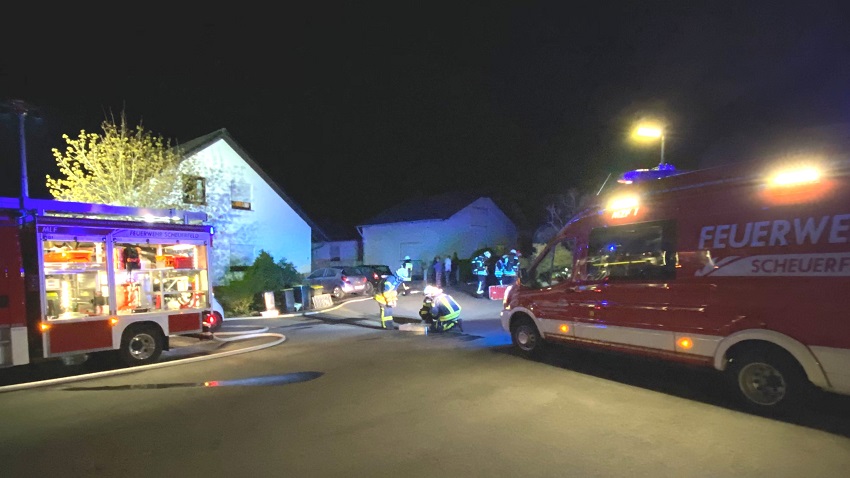 Brand in Scheuerfeld  Rauchmelder verhindert Schlimmeres