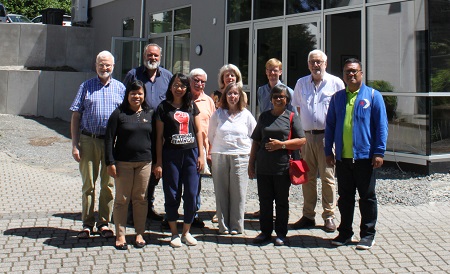 Die Delegation aus Sumatra zu Gast in Deutschland (Foto: Evangelisches Dekanat Westerwald)