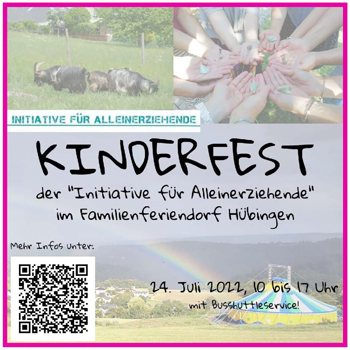 Initiative fr Alleinerziehende: Kinderfest im Familienferiendorf in Hbingen