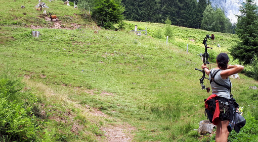 Gaby Glckner Im Wettkampf. (Foto: privat)