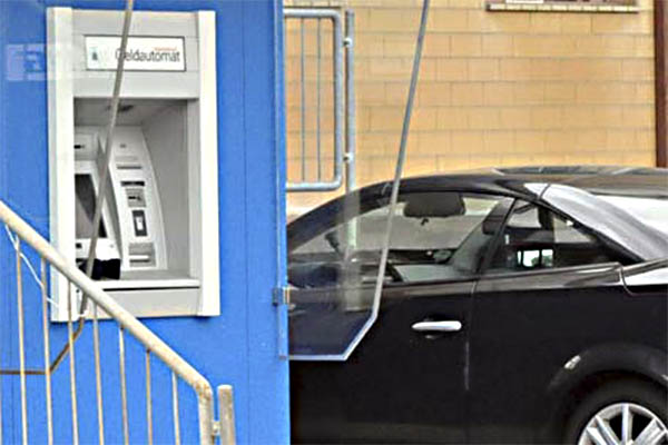 Der manipulierte Geldautomat in Buchholz.