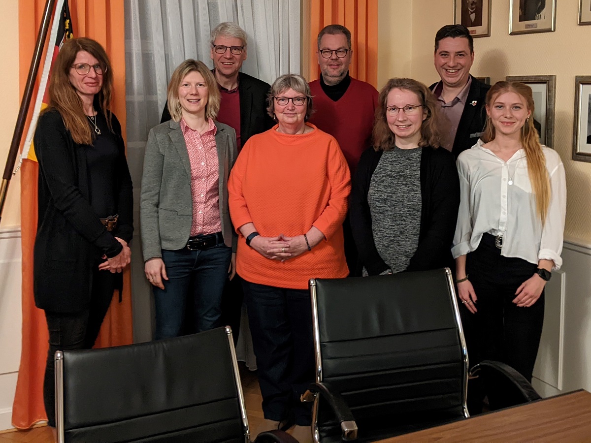 Gesprchspartner bei der Veranstaltung der Westerwlder Christdemokraten zum Weltfrauentag (v.l.n.r.) Claudia Wienand, Jenny Gro MdL, Dr. Stephan Krempel, Beate Ullwer, Markus Hof, Katrin Weiland, Jannick Pape und Alexandra Siebel. (Foto: privat)