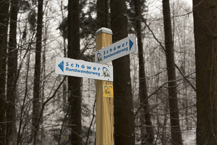 Fotos vom Rundwanderweg im Schnee von Helmi Tischler-Venter