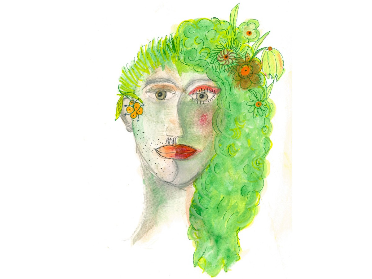 Grne Haare, klare Botschaft: der "Green Hair Day" in Gebhardshain 