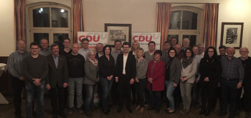 Gruppenbild der CDU-Kandidaten fr die VG-Ratswahl. Foto: privat