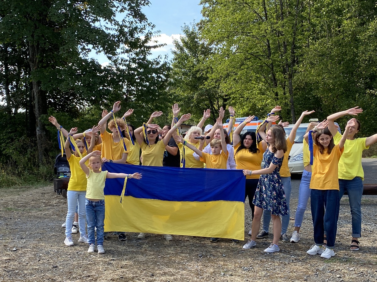 Krzlich fand fr Kinder aus der Ukraine sowie fr deren Eltern im Pfadfinderlager St. Georg Westernohe eine Sommerferienaktion statt. (Fotos: Markus Henkel)