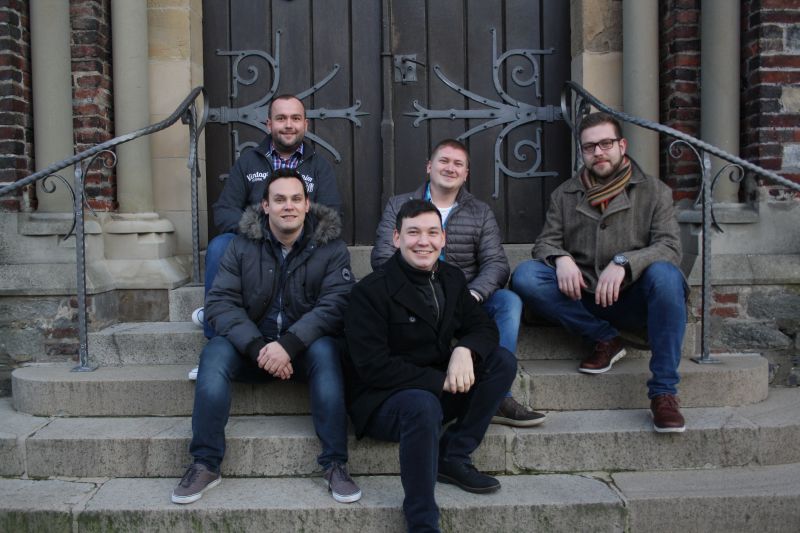 Der geschftsfhrende Vorstand, v.l.n.r.: Schriftfhrer Frederic Gielsdorf, Stadtbeauftragter Markus Schlotter, Mitgliedsbeauftragter Konstantin Rolheiser, Geschftsfhrer Sascha Ley, Schatzmeister Manuel Metternich. Foto: privat