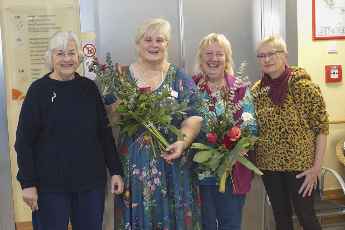 Von links: Helmi Tischler-Venter, Sabine Schamber, Elke Penner und Susanne Schwartz. Fotos: Wolfgang Tischler
