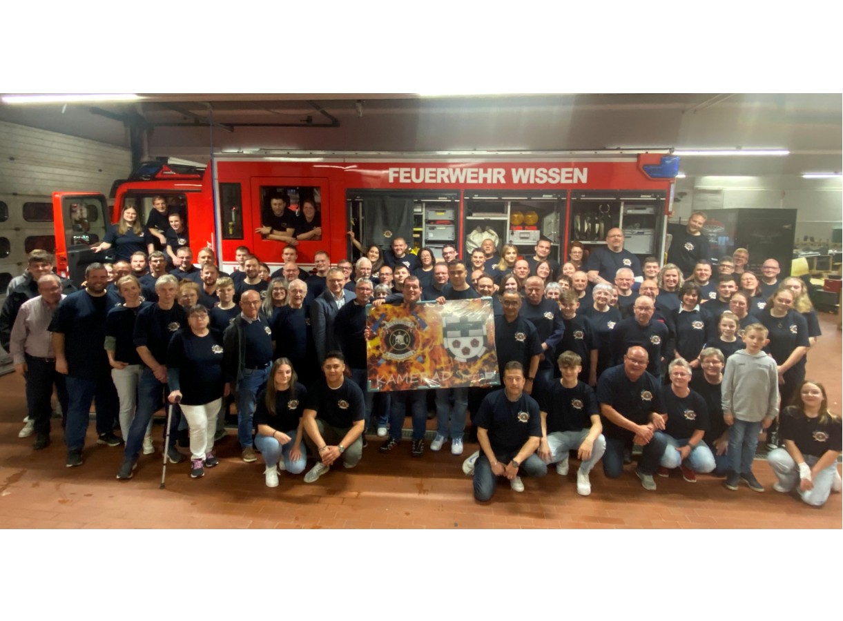 50 Feuerwehrleute mit ihren Familien aus Wissen organisierten fr 31 Freunde der Feuerwehr aus Chagny (Frankreich) ein Partnerschaftswochenende. (Fotos: Stefanie Neuhoff)