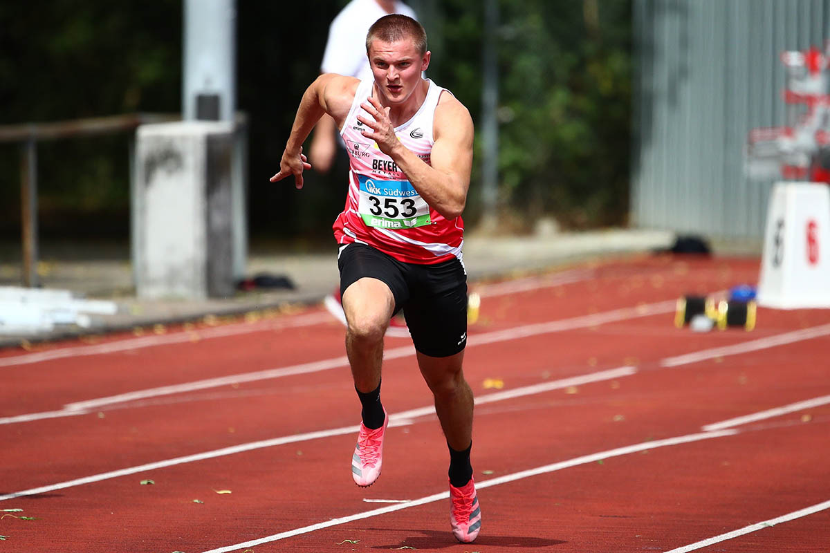 Roger Gurski war im Jahr 2020 viertschnellster Deutscher ber 200 Meter. Foto: Verein