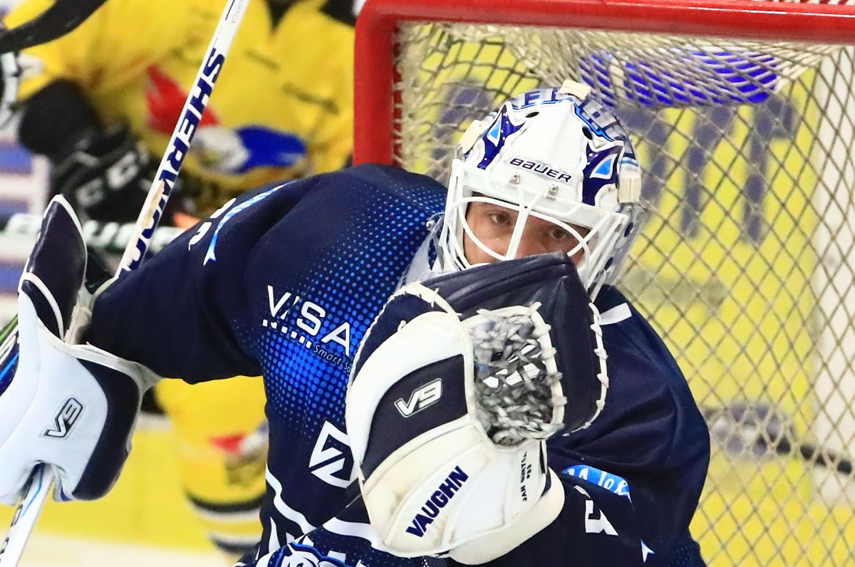 Auch in Heerenveen war EHC-Schlussmann Jan Guryca ein starker Rckhalt. (Foto: privat)