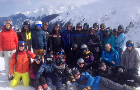 Stufenfahrt auf Skiern fr angehende Abiturienten 
