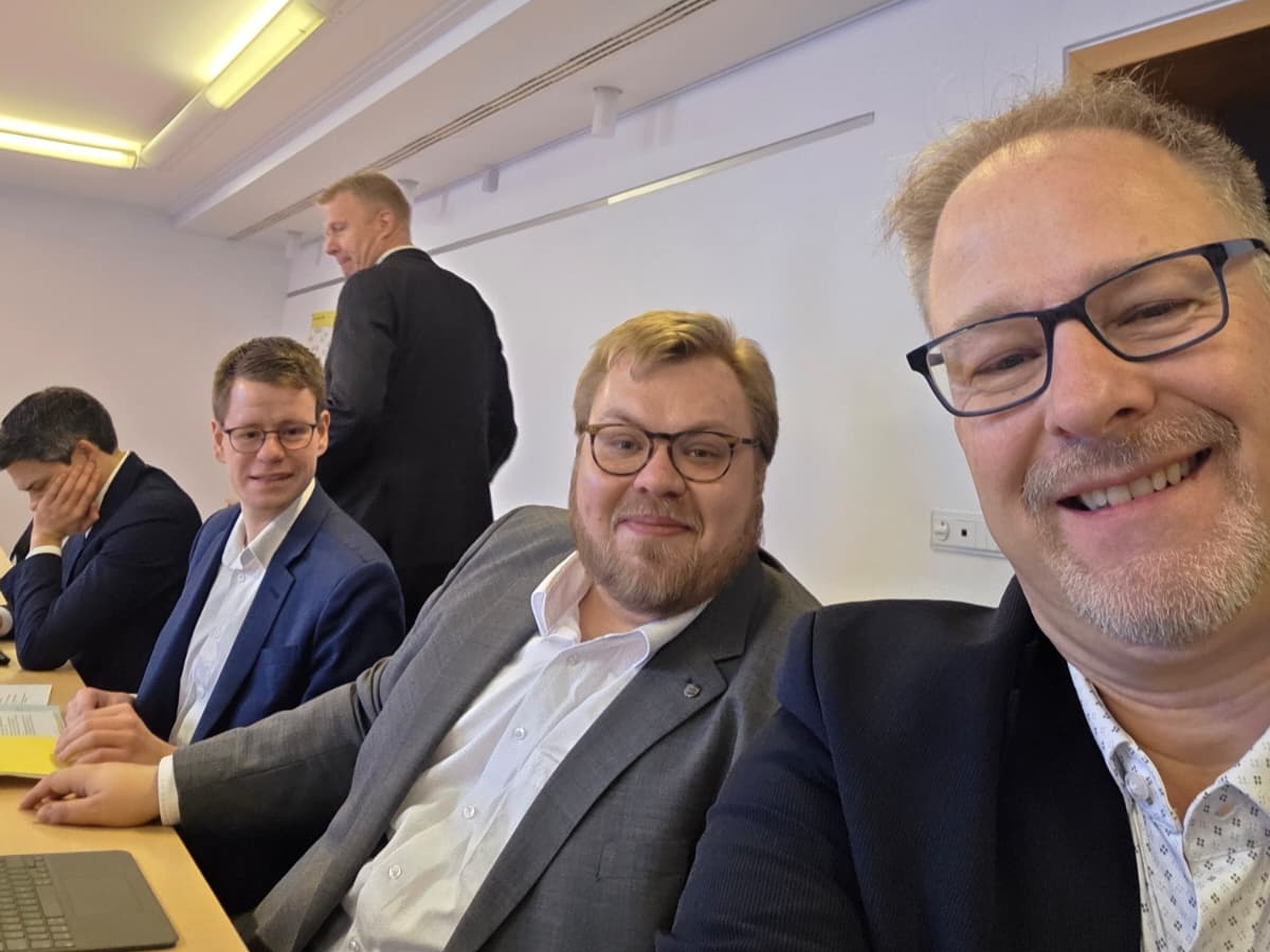 Harald Orthey MdB (rechts) in der Arbeitsgruppe Verkehr der CDU/CSU Bundestagsfraktion. (Foto: CDU)