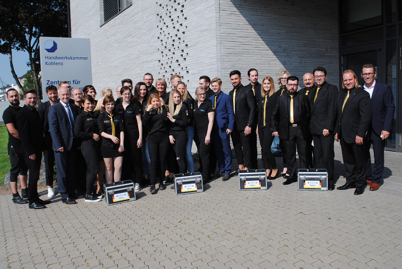 Das Abschlusstraining fr die Weltmeisterschaft der Friseure fand im Bundesleistungszentrum Haare und mehr" bei der Handwerkskammer Koblenz statt. Foto: HwK Koblenz