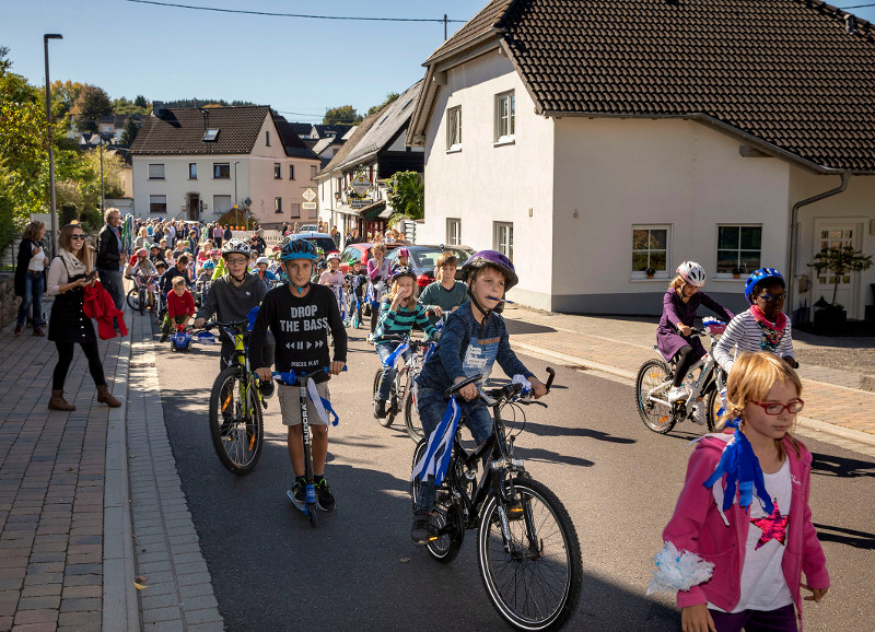 Die Kinder der Grundschule Altstadt sorgten fr einen einzigartigen Empfang der Gste. Foto: Privat
