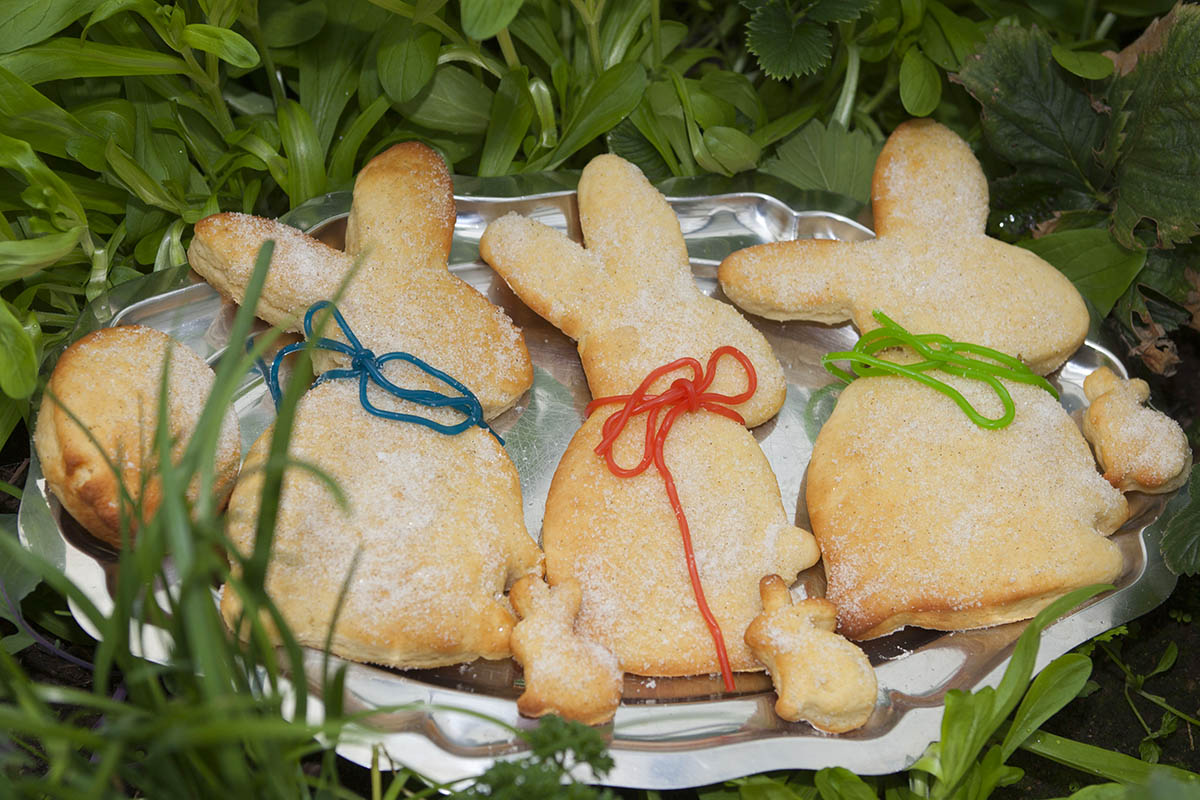 Westerwlder Rezepte: Osterhasen aus Quark-l-Teig