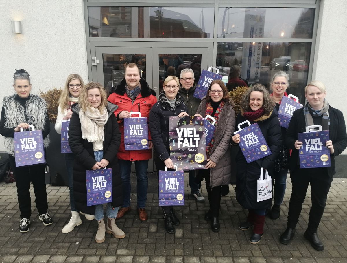 Die nchsten Heimat-Shoppen-Tage knnen knnen, wie diese Runde deutlich sichtbar ausdrckt. (Foto: vh)