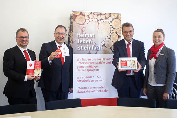 Sie prsentierten im Rahmen einer Pressekonferenz die neue Spendenaktion. Foto: Wolfgang Tiscler