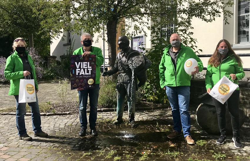 Rallye und Glcksrad beim Heimat shoppen in Niederfischbach