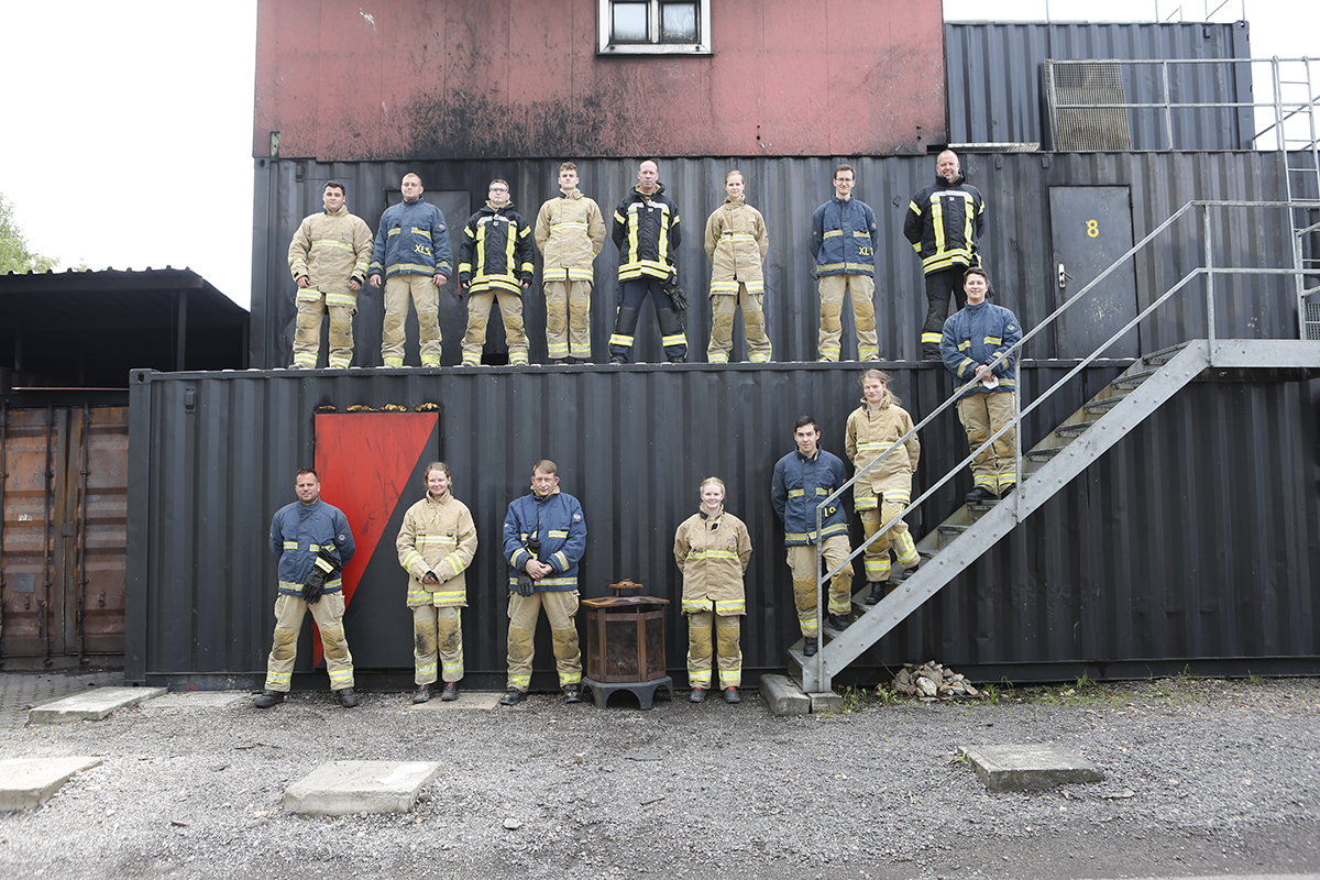 Feuerwehr der VG Wirges absolviert Heißausbildung