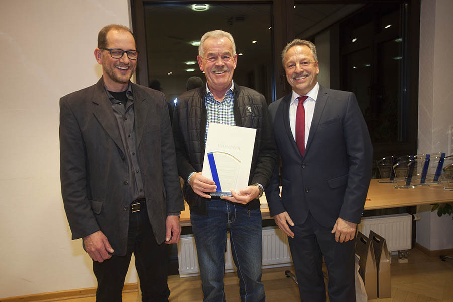 Hans Wilhelm Kalbitzer erhielt den Ehrenamtspreis. Foto: Wolfgang Tischler 
