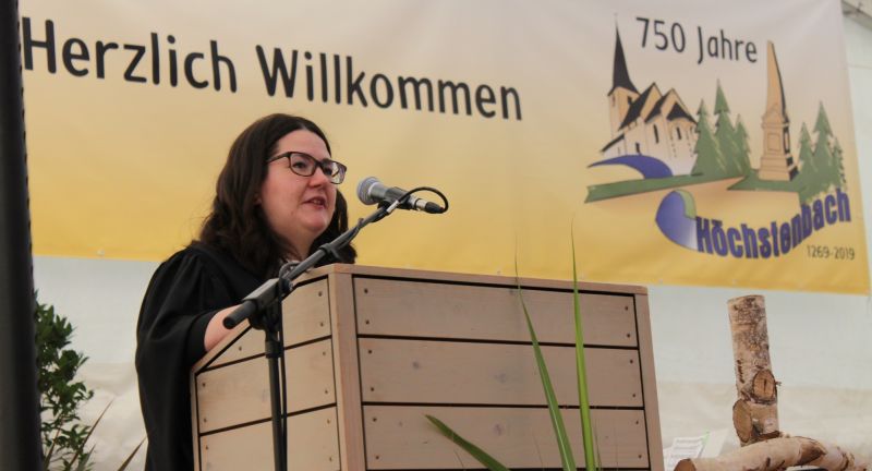 Evangelischer Festgottesdienst zur 750 Jahr Feier Hchstenbachs